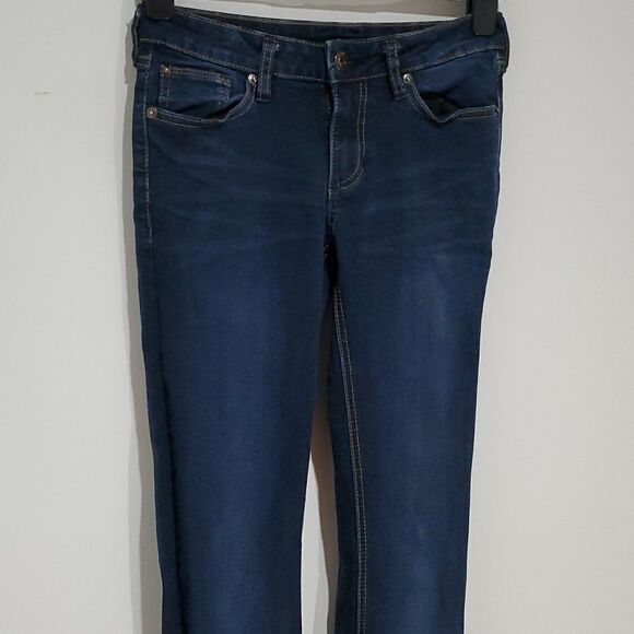 BUFFALO blue Faye dark wash 26x32 mid rise straight leg jeans - Picture 1 of 6